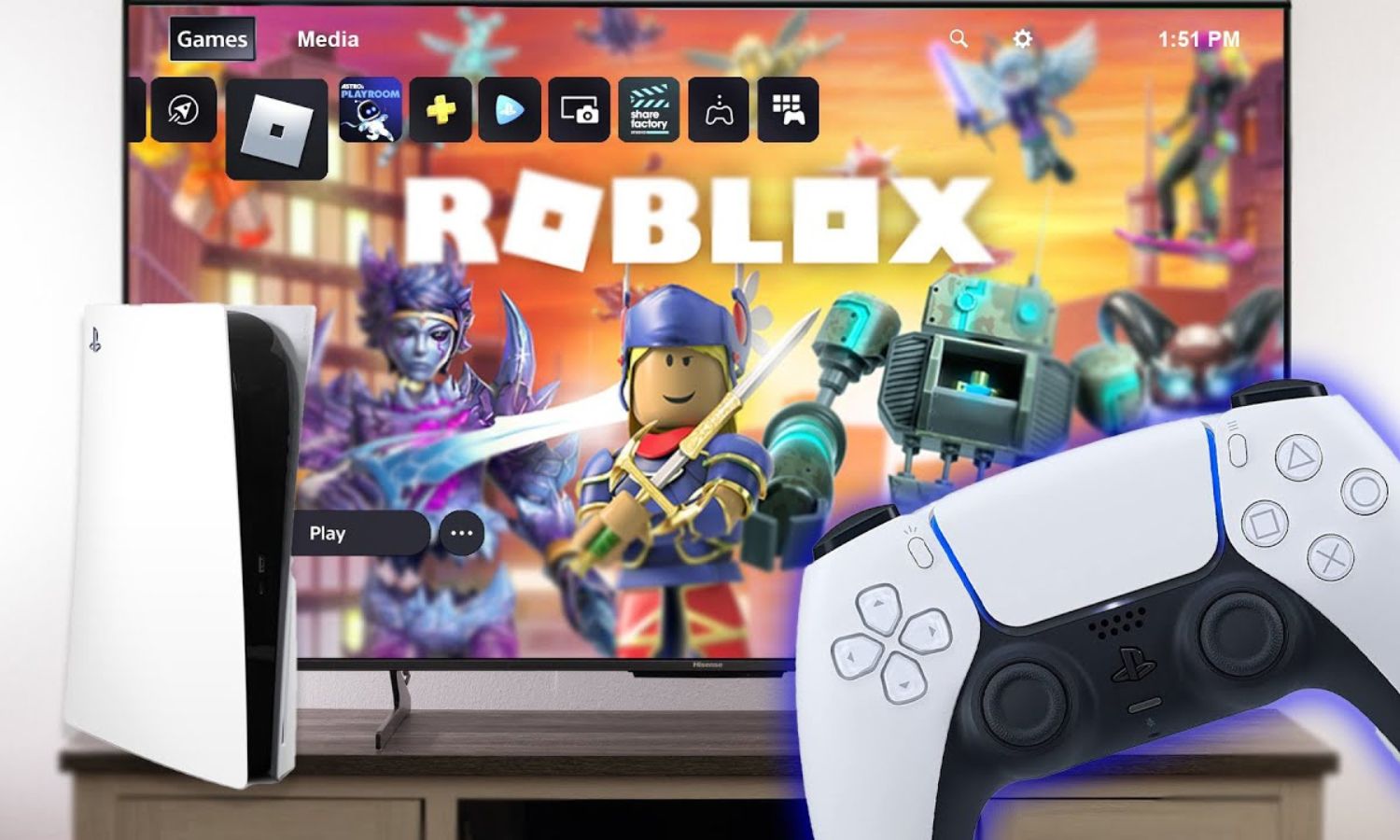 Roblox chega ao PS5 em outubro