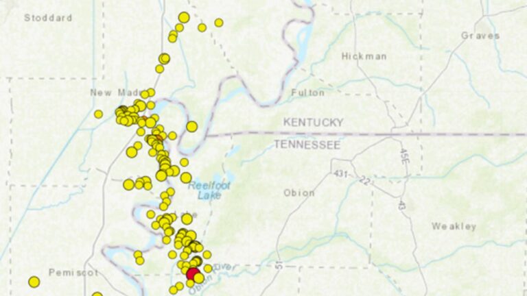 Recent 3.3 Magnitude Earthquake Shakes Northwestern Tennessee